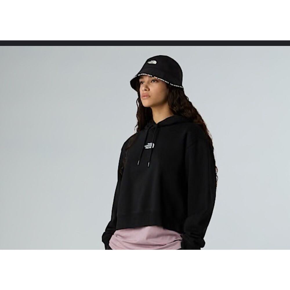 North Face Hoodie‎ Women’s Cropped Hi Lo Black Xl